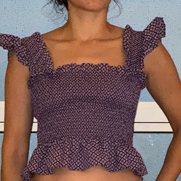 Hill House Tops - Hill House Crop Paz Top